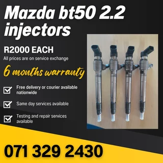 Mazda Bt50 2.2 Diesel Injectors For Sale With Warranty