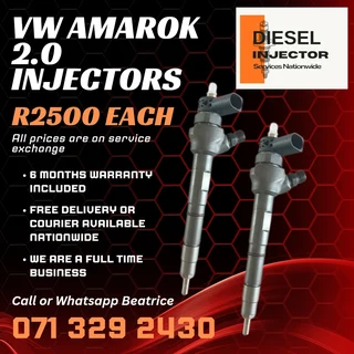 Vw Amarok 2.0 Diesel Injectors For Sale With Warranty