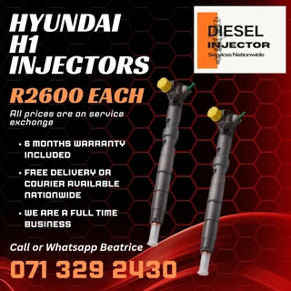 Hyundai H1 Injectors For Sale With Warranty On