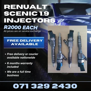 Renualt Scenic 1.9 Injectors For Sale With Warranty