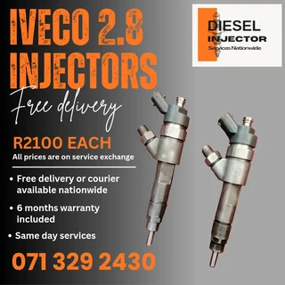 Iveco 2.8 Injectors For Sale With Warranty