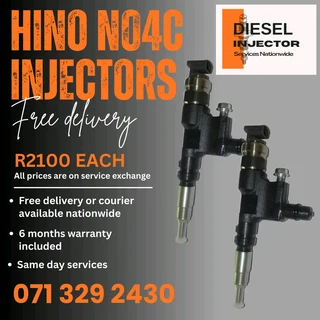Hino N04c Injectors For Sale With Warranty
