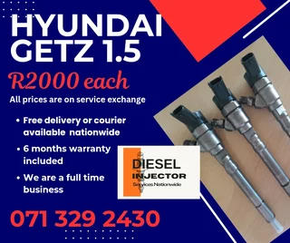 Hyundai Getz 1.5 Diesel Injectors For Sale With Warranty