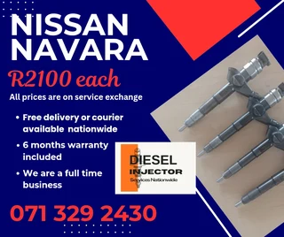 Nissan Navara Injectors For Sale With Warranty