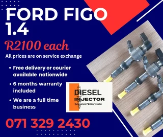Ford Figo 1.4 Diesel Injectors For Sale With Warranty