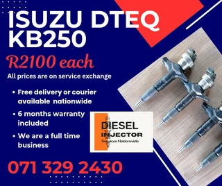 Isuzu Dteq Kb250 Injectors For Sale With Warranty