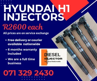 Hyundai H1 Injectors For Sale With Warranty On