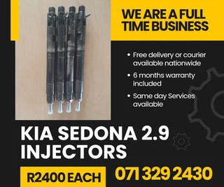 Kia Sedona 2.9 Injectors For Sale With Warranty