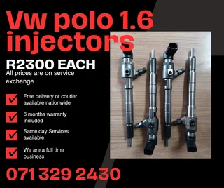 Vw Polo 1.6 Diesel Injectors For Sale With Warranty