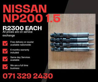 Nissan Np200 1.5 Diesel Injectors For Sale With Warranty