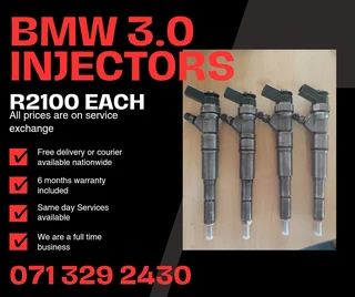 Bmw 3.0 Injectors For Sale With Warranty