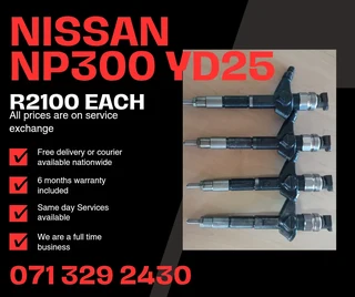 Nissan Np300 Yd25 Diesel Injectors For Sale With Warranty