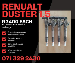 Renualt Duster 1.5 Diesel Injectors For Sale With Warranty