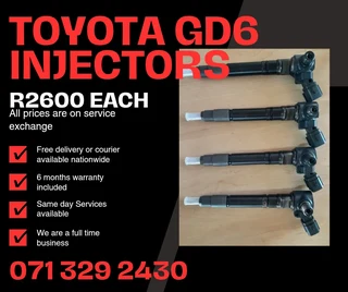 Toyota Gd6 Injectors For Sale With Warranty
