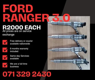 Ford Ranger 3.0 Diesel Injectors For Sale With Warranty