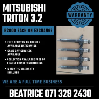 Mitsubishi Triton 3.2 Injectors For Sale With Warranty