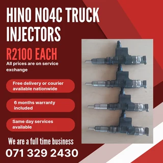 Hino Truck N04c Injectors For Sale With Warranty