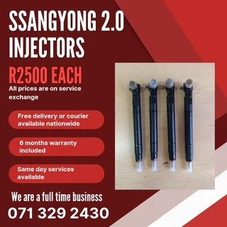 Ssangyong 2.0 Injectors For Sale With Warranty