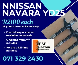 Nissan Navara Yd25 Injectors For Sale With Warranty