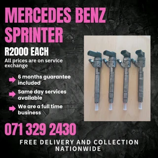 Mercedes Benz Sprinter Injectors For Sale With Warranty