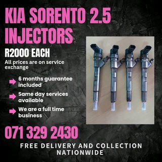 Kia Sorento 2.5 Diesel Injectors For Sale With Warranty