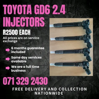 Toyota Gd6 2.4 Injectors For Sale With Warranty