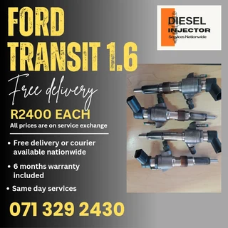 Ford Transit 1.6 Injectors For Sale With Warranty