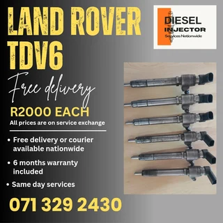 Land Rover Discovery Tdv6 Diesel Injectors For Sale With Warranty