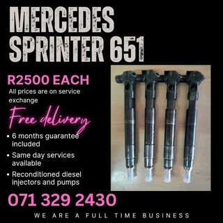 Mercedes Benz Sprinter 651 Diesel Injectors For Sale With Warranty