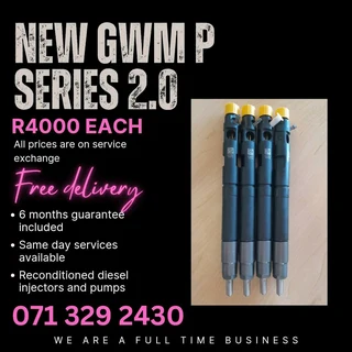 New Gwm P Series Injectors For Sale With Warranty On