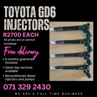 Toyota Gd6 Diesel Injectors For Sale With Warranty