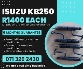 Isuzu Kb250 Injectors For Sale With Warranty