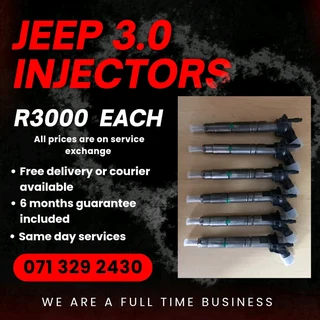 Jeep Grand Cherokee 3.0 Injectors For Sale With Warranty