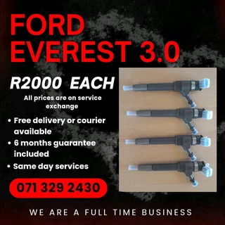 Ford Everest 3.0 Diesel Injectors For Sale With Warranty