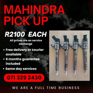 Mahindra Pick Up Injectors For Sale With Warranty On