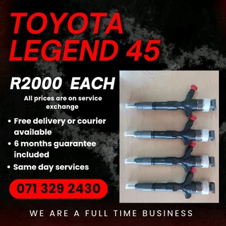Toyota Legend 45 Diesel Injectors For Sale With Warranty