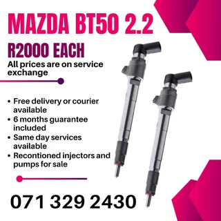 Mazda Bt50 2.2 Diesel Injectors For Sale With Warranty