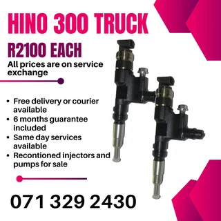 Hino Truck No4c Injectors For Sale With Warranty On