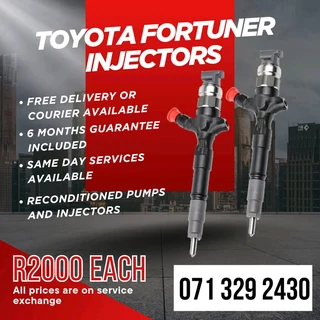 Toyota Fortuner Diesel Injectors For Sale With Warranty
