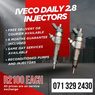Iveco Daily 2.8 Diesel Injectors For Sale With Warranty