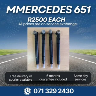 Mercedes Benz Vito 651 Injectors For Sale With Warranty