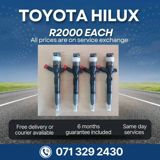 Toyota Hilux Diesel Injectors For Sale With Warranty