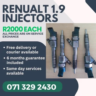 Renualt Megane 1.9 Injectors For Sale With Warranty On