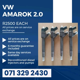 Vw Amarok 2.0 Diesel Injectors For Sale With Warranty