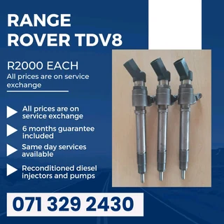 Range Rover Tdv8 Injectors For Sale With Warranty On