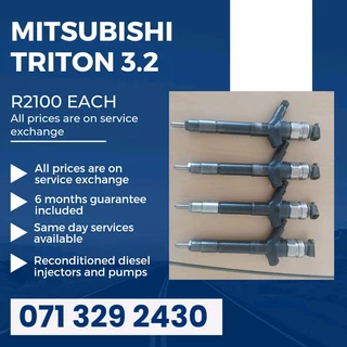 Mitsubishi Triton 3.2 Injectors For Sale With Warranty On