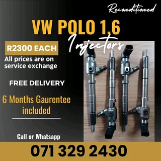 Vw Polo 1.6 Diesel Injectors For Sale With Warranty