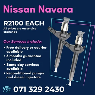 Nissan Navara Yd25 Injectors For Sale With Warranty On