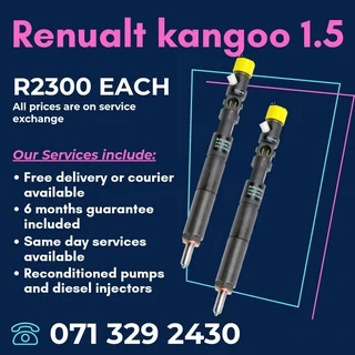 Renualt Kangoo 1.5 Diesel Injectors For Sale With Warranty