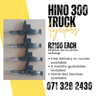 Hino Truck 300 Diesel Injectors For Sale With Warranty